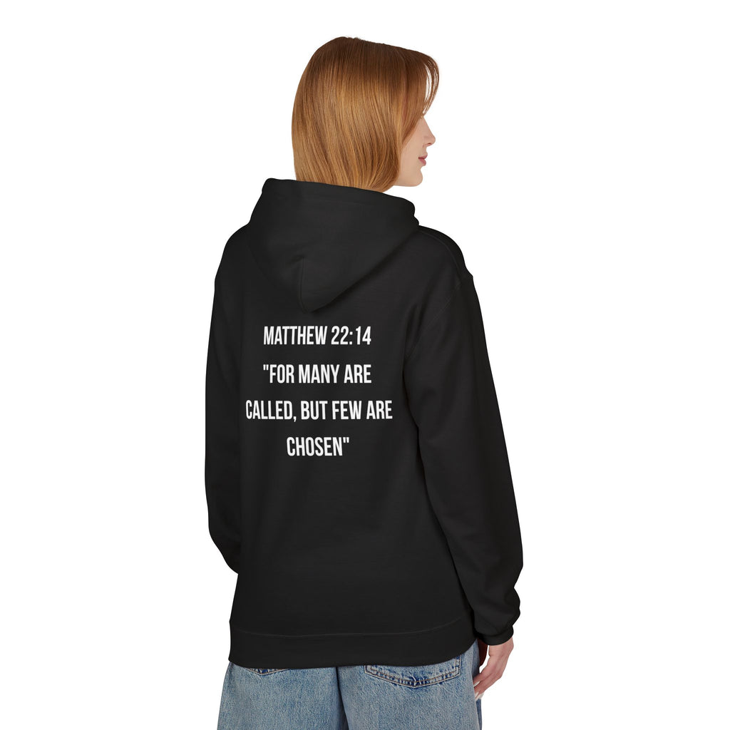 Classic White Hoodie — Midweight Fleece Pullover