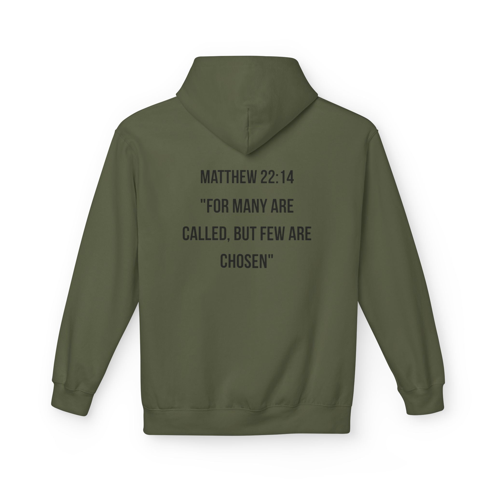 Chosen Faith Hoodie — "Chosen & Chillin'" Christian Scripture Pullover (Matthew 22:14)