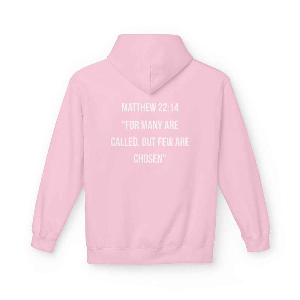 Classic White Hoodie — Midweight Fleece Pullover