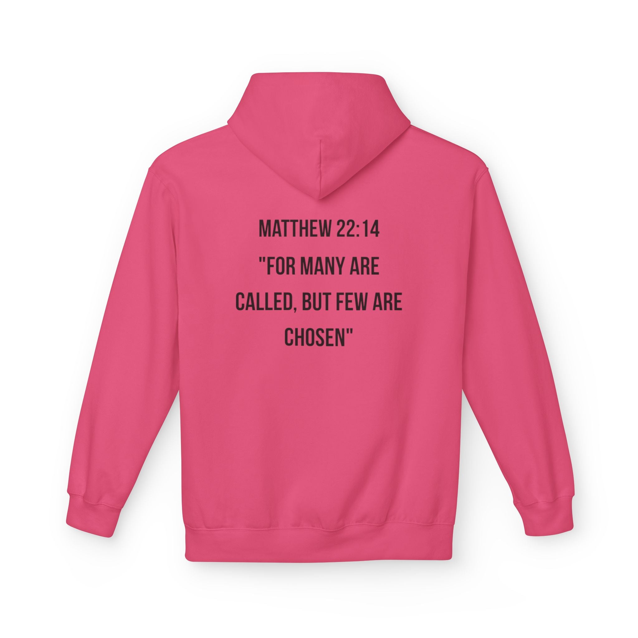 Chosen Faith Hoodie — "Chosen & Chillin'" Christian Scripture Pullover (Matthew 22:14)
