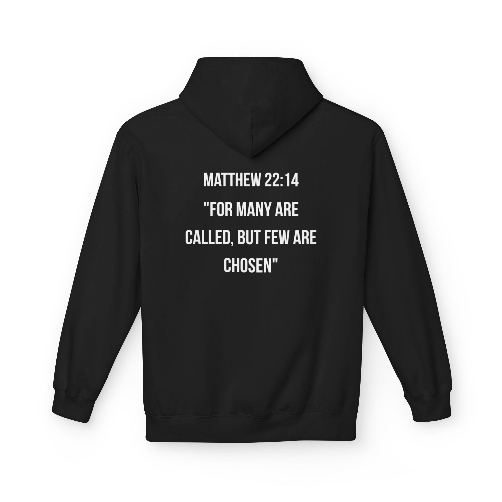 Classic White Hoodie — Midweight Fleece Pullover