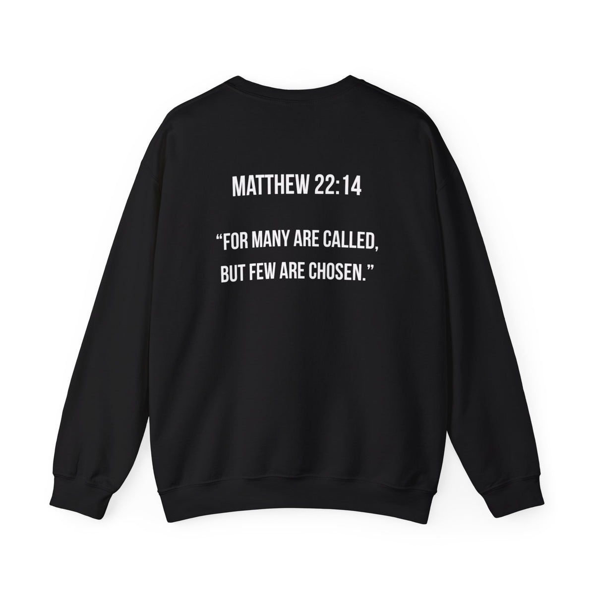 Chosen & Killin' It Crewneck Sweatshirt — Matthew 22:14 Inspirational Christian Pullover