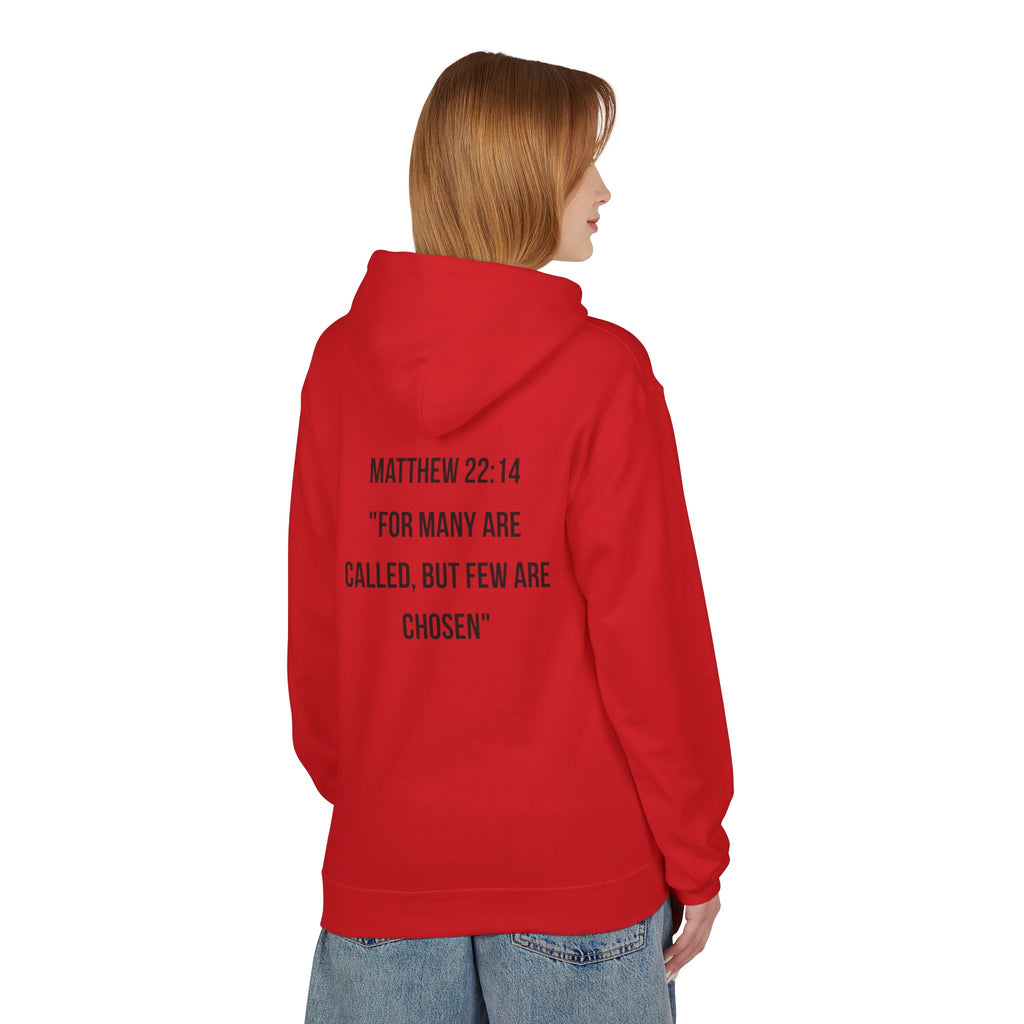 Chosen Faith Hoodie — "Chosen & Chillin'" Christian Scripture Pullover (Matthew 22:14)