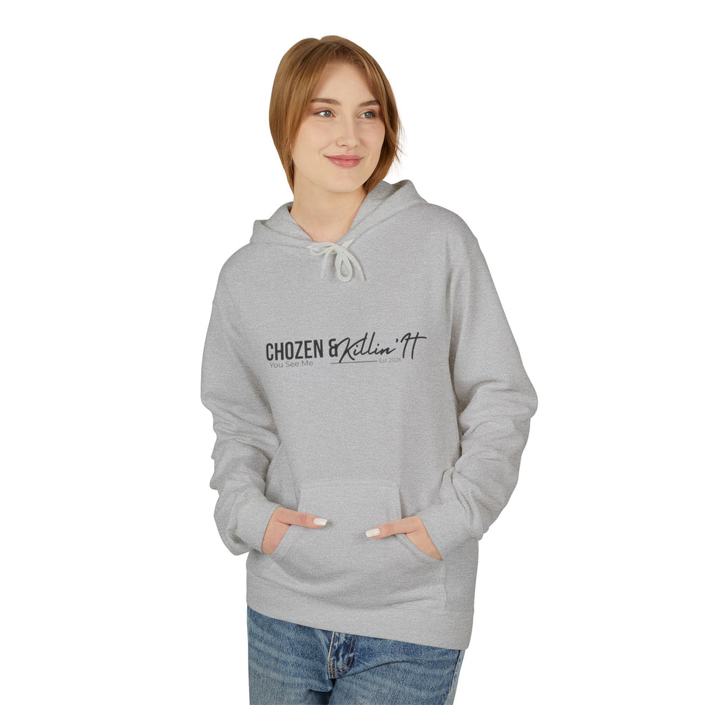 Chosen Faith Hoodie — "Chosen & Chillin'" Christian Scripture Pullover (Matthew 22:14)