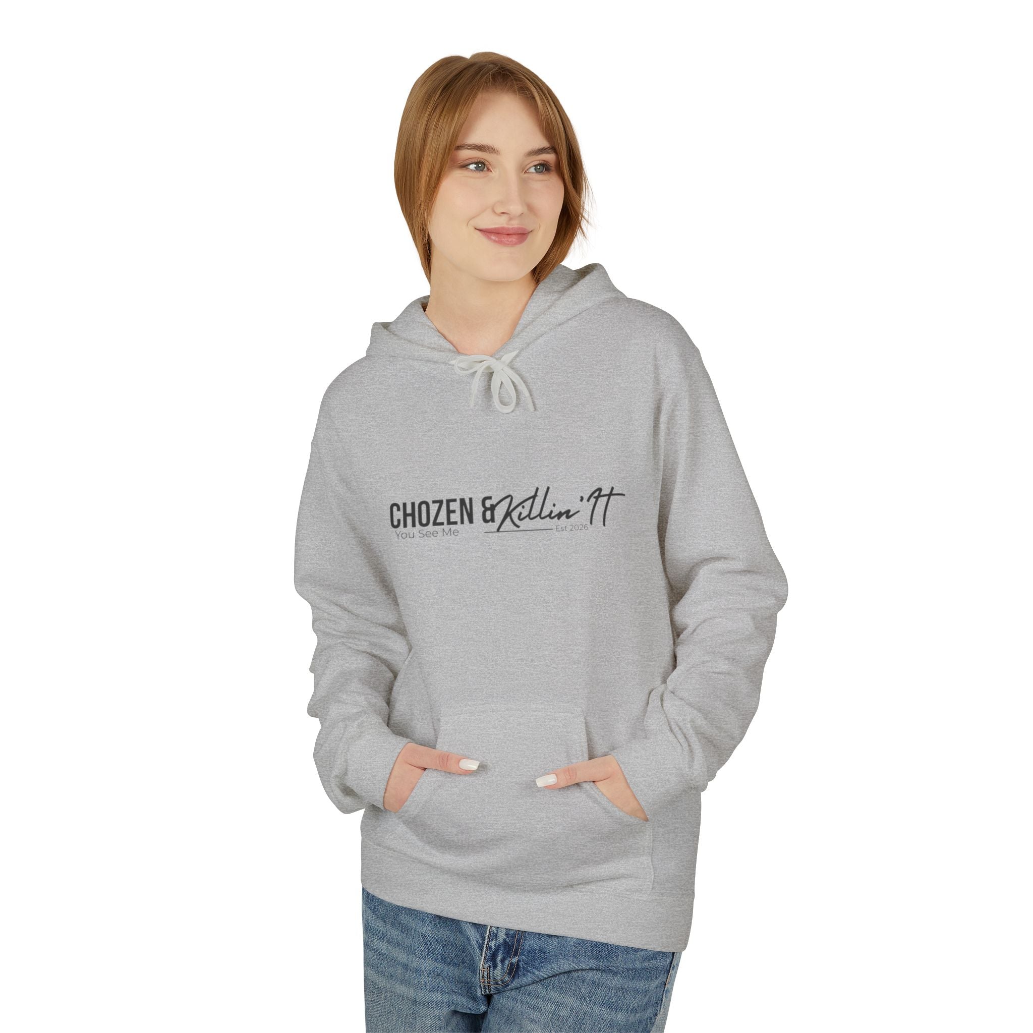 Chosen Faith Hoodie — "Chosen & Chillin'" Christian Scripture Pullover (Matthew 22:14)
