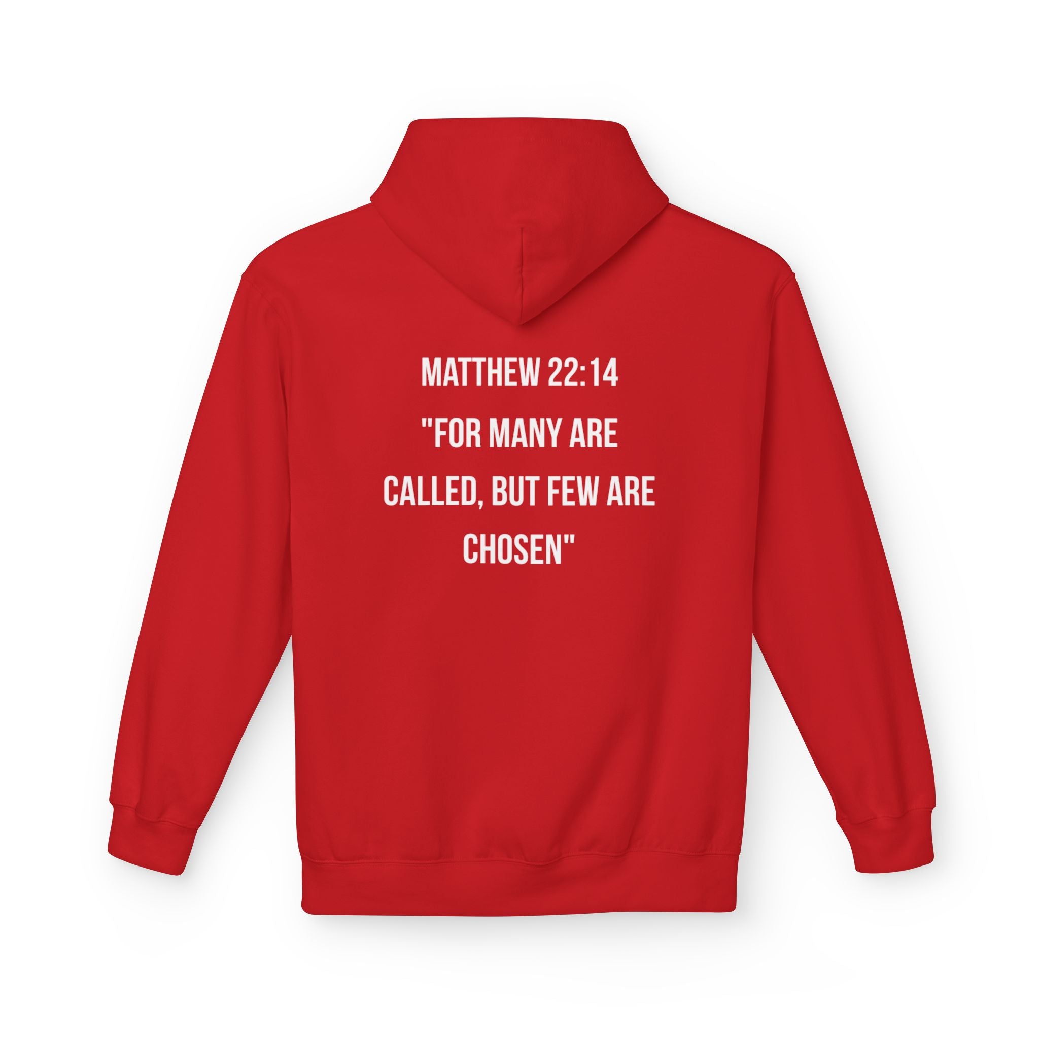Classic White Hoodie — Midweight Fleece Pullover