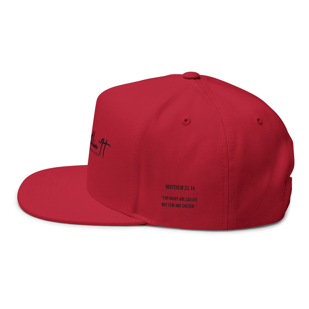 Chosen & Killin' It Embroidered Flat Bill Cap