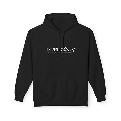 Classic White Hoodie — Midweight Fleece Pullover