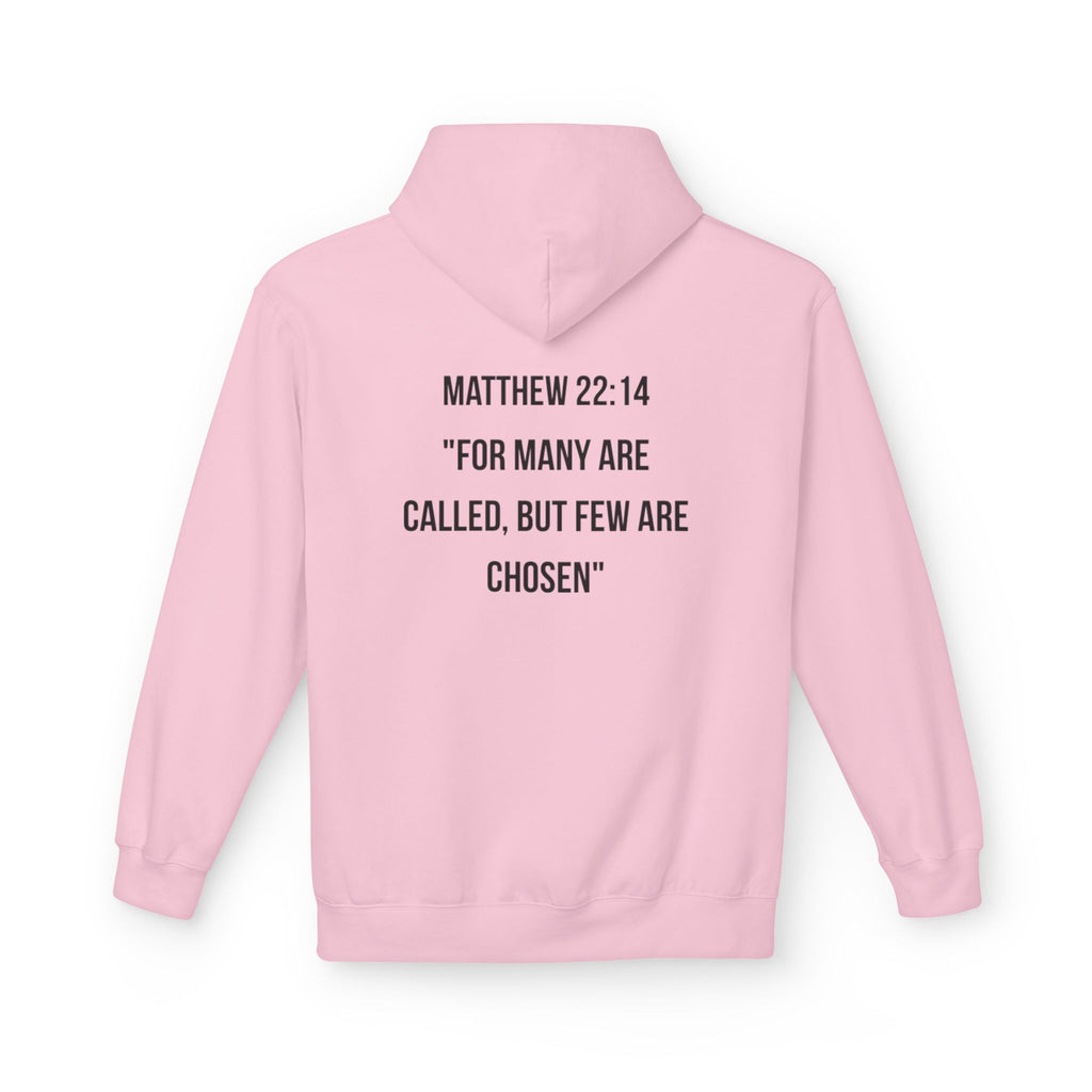 Chosen Faith Hoodie — "Chosen & Chillin'" Christian Scripture Pullover (Matthew 22:14)