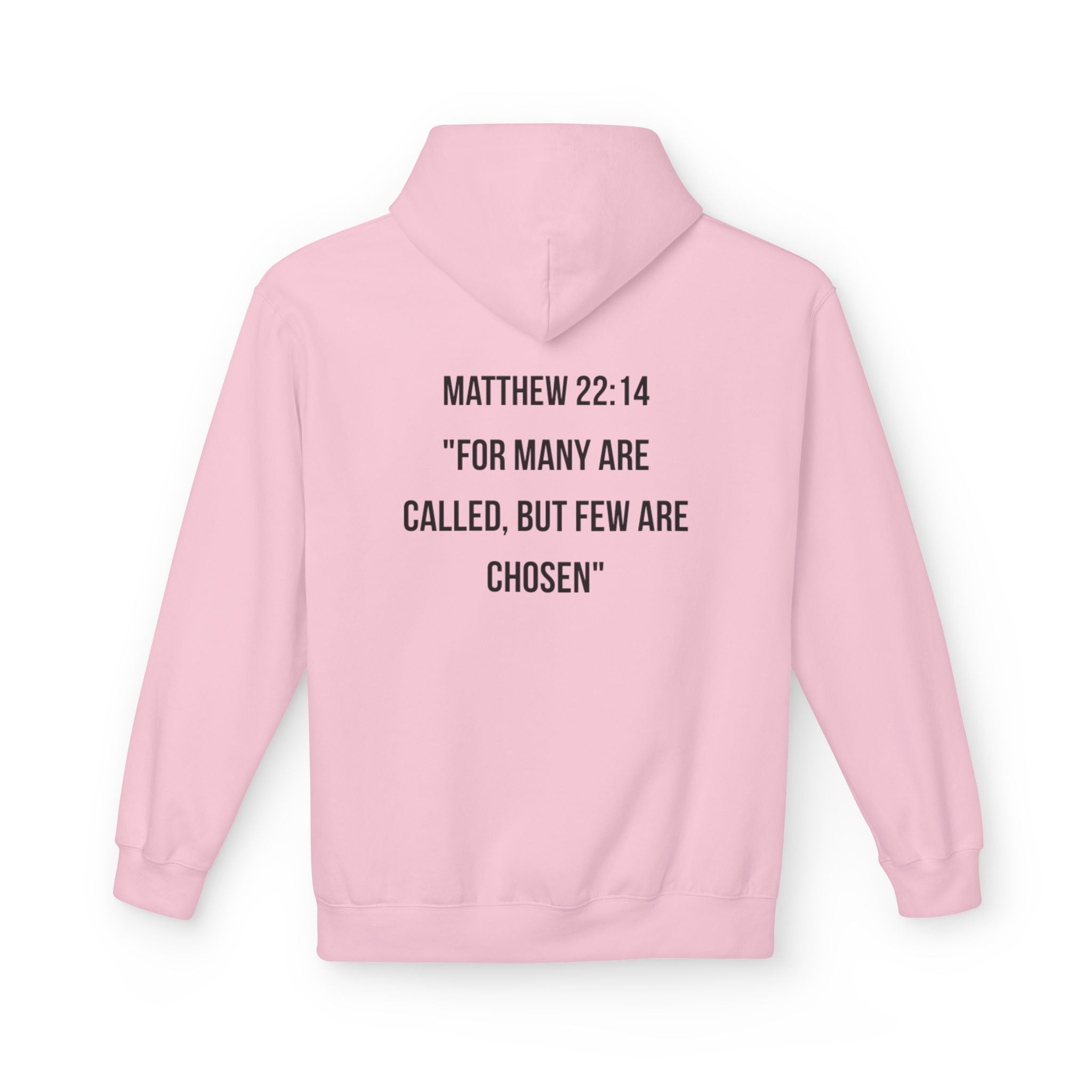 Chosen Faith Hoodie — "Chosen & Chillin'" Christian Scripture Pullover (Matthew 22:14)