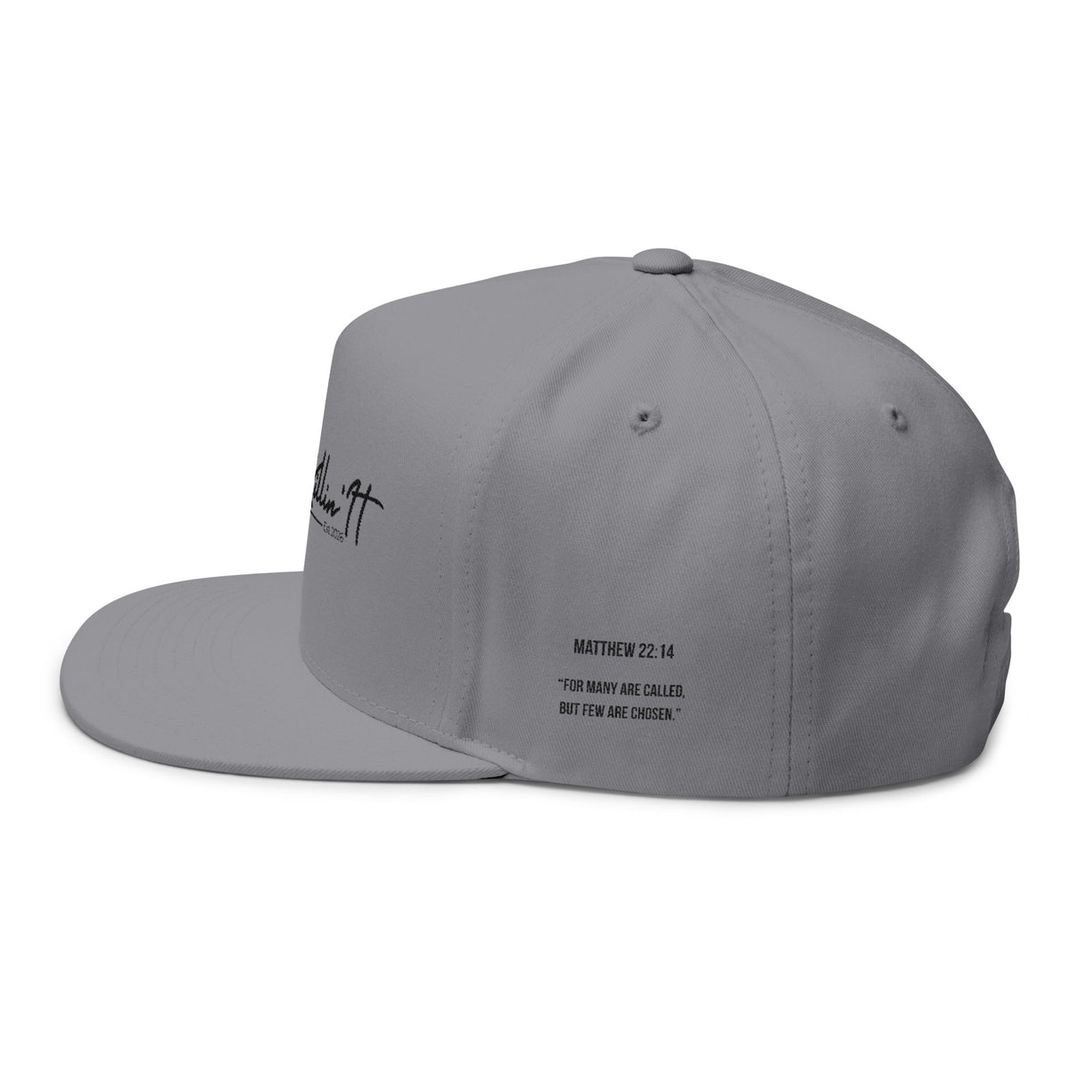 Chosen & Killin' It Embroidered Flat Bill Cap