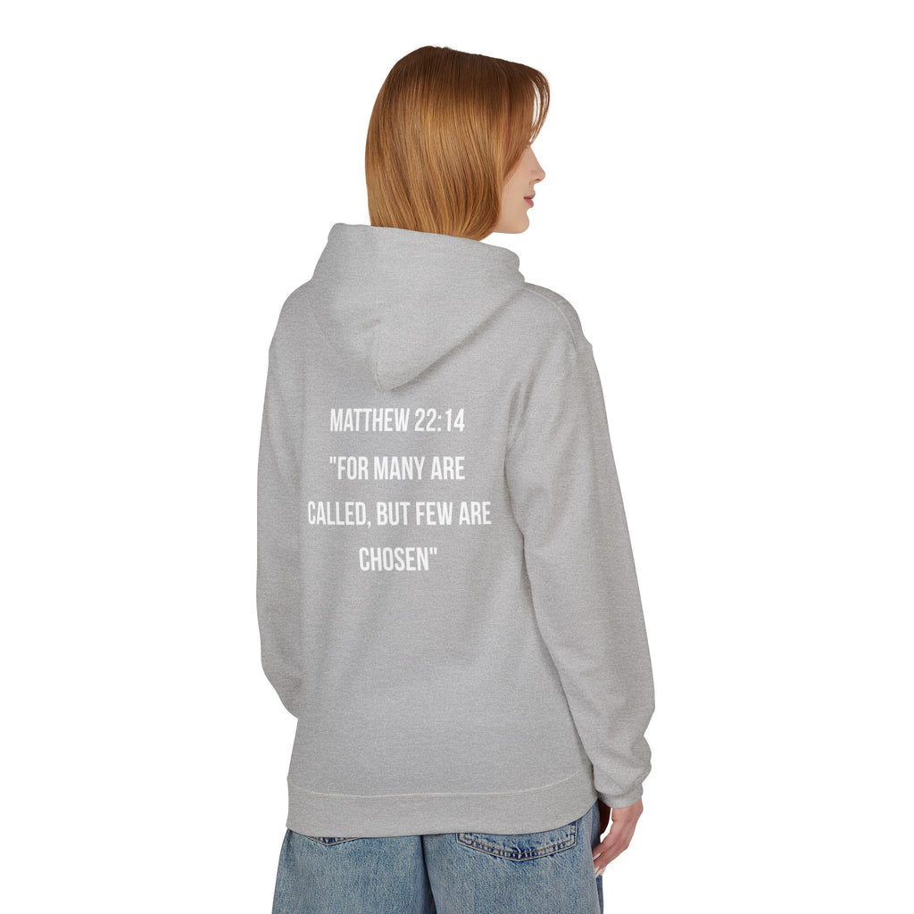 Classic White Hoodie — Midweight Fleece Pullover