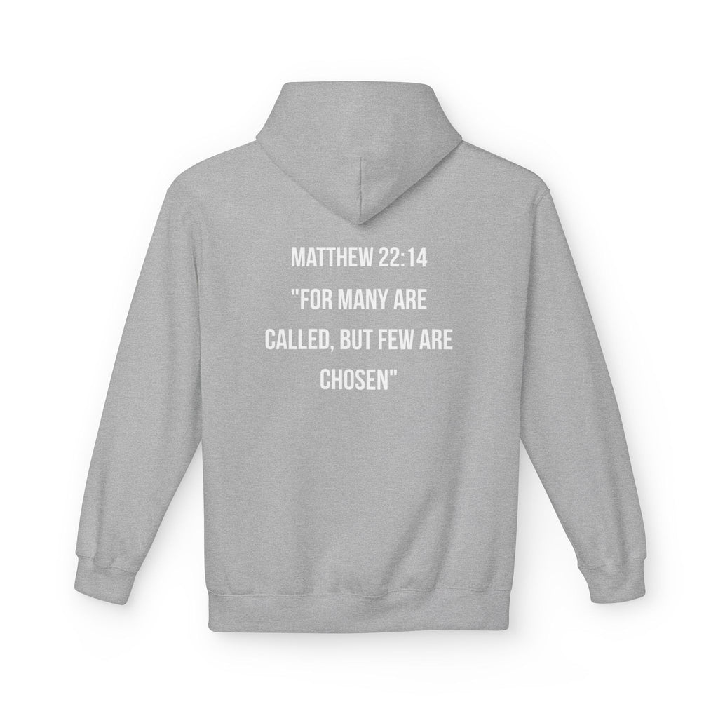 Classic White Hoodie — Midweight Fleece Pullover