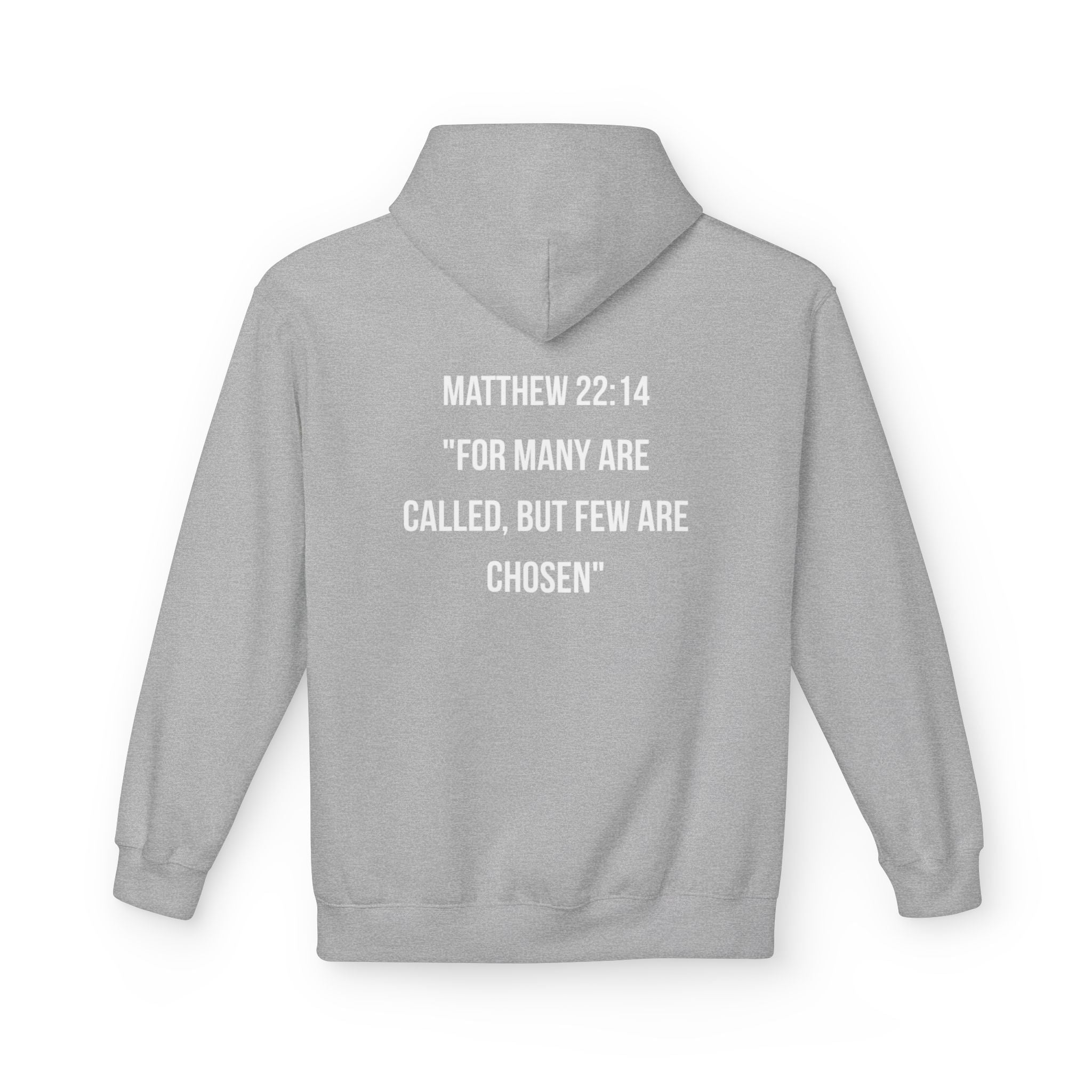 Classic White Hoodie — Midweight Fleece Pullover