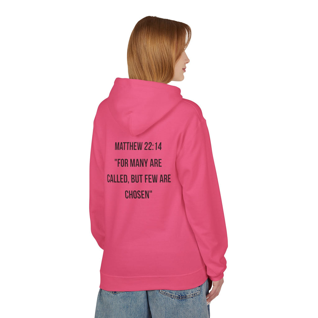Chosen Faith Hoodie — "Chosen & Chillin'" Christian Scripture Pullover (Matthew 22:14)