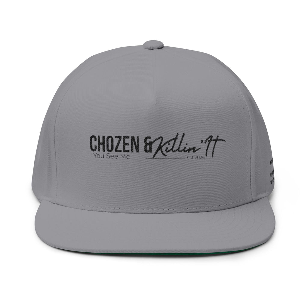 Chosen & Killin' It Embroidered Flat Bill Cap