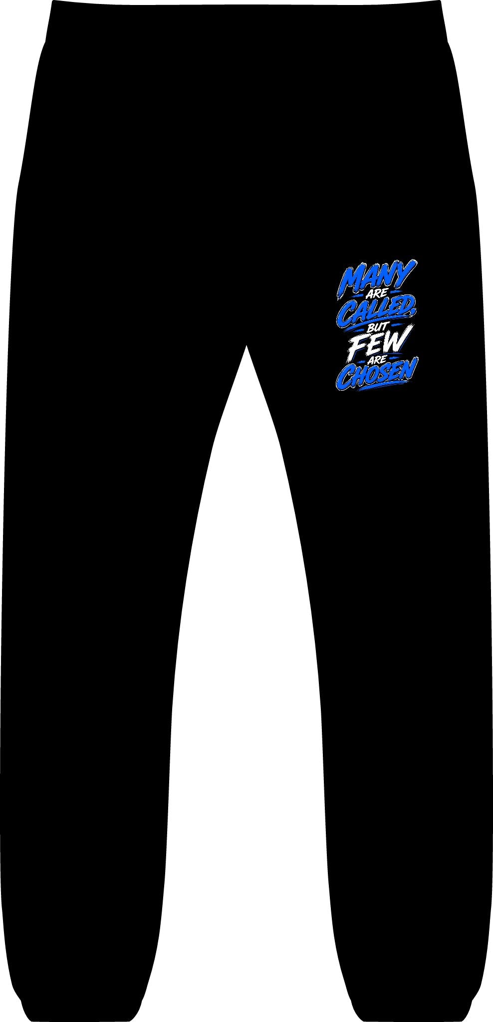 Unisex Sweatpants — 'Among the Few' Blue Camo Pocket Joggers