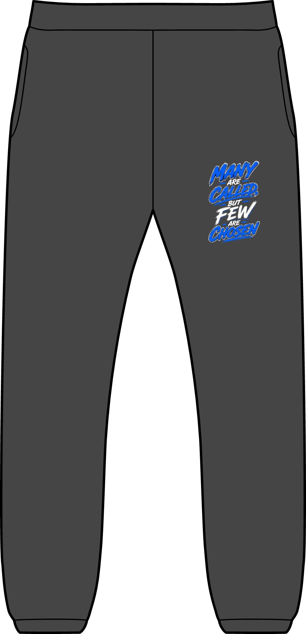 Unisex Sweatpants — 'Among the Few' Blue Camo Pocket Joggers