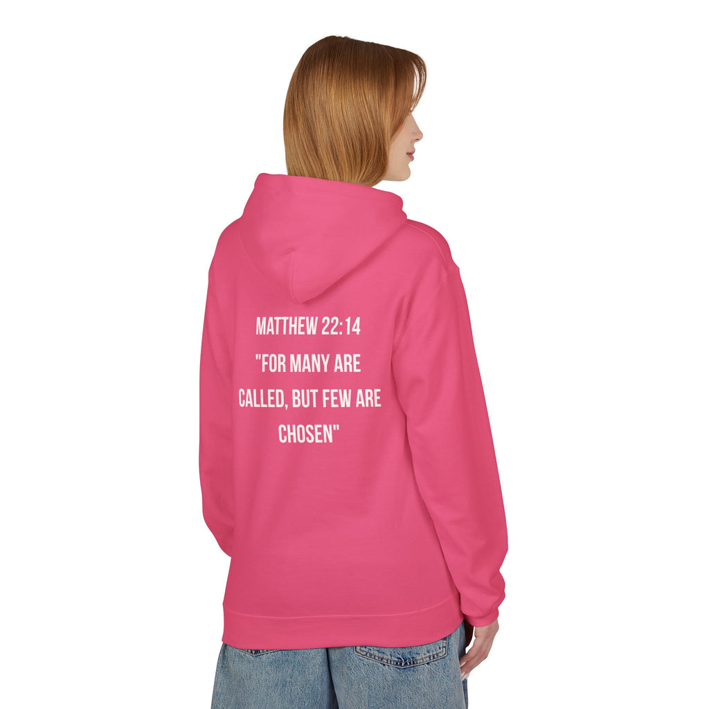 Classic White Hoodie — Midweight Fleece Pullover