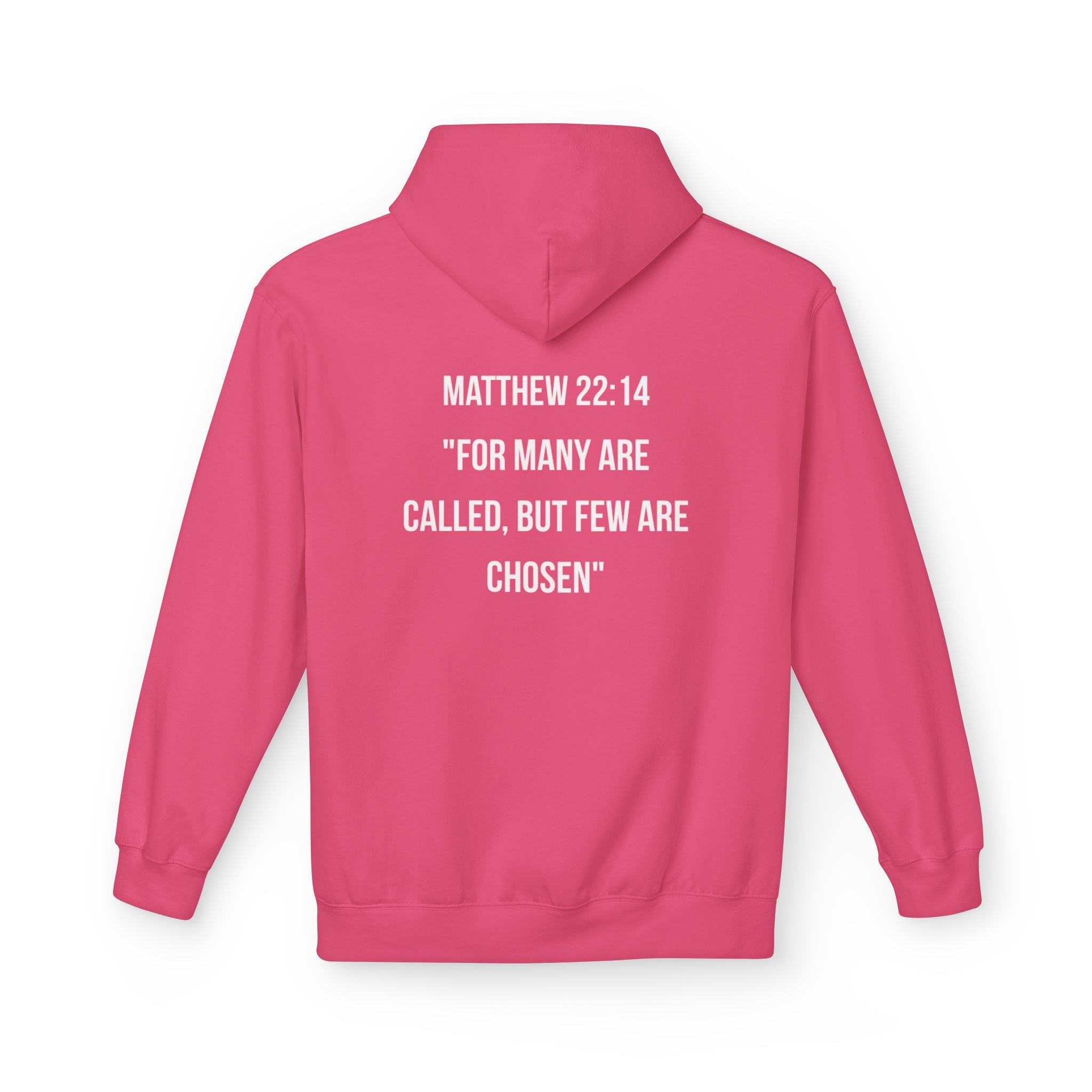 Classic White Hoodie — Midweight Fleece Pullover