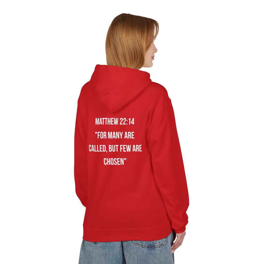 Classic White Hoodie — Midweight Fleece Pullover
