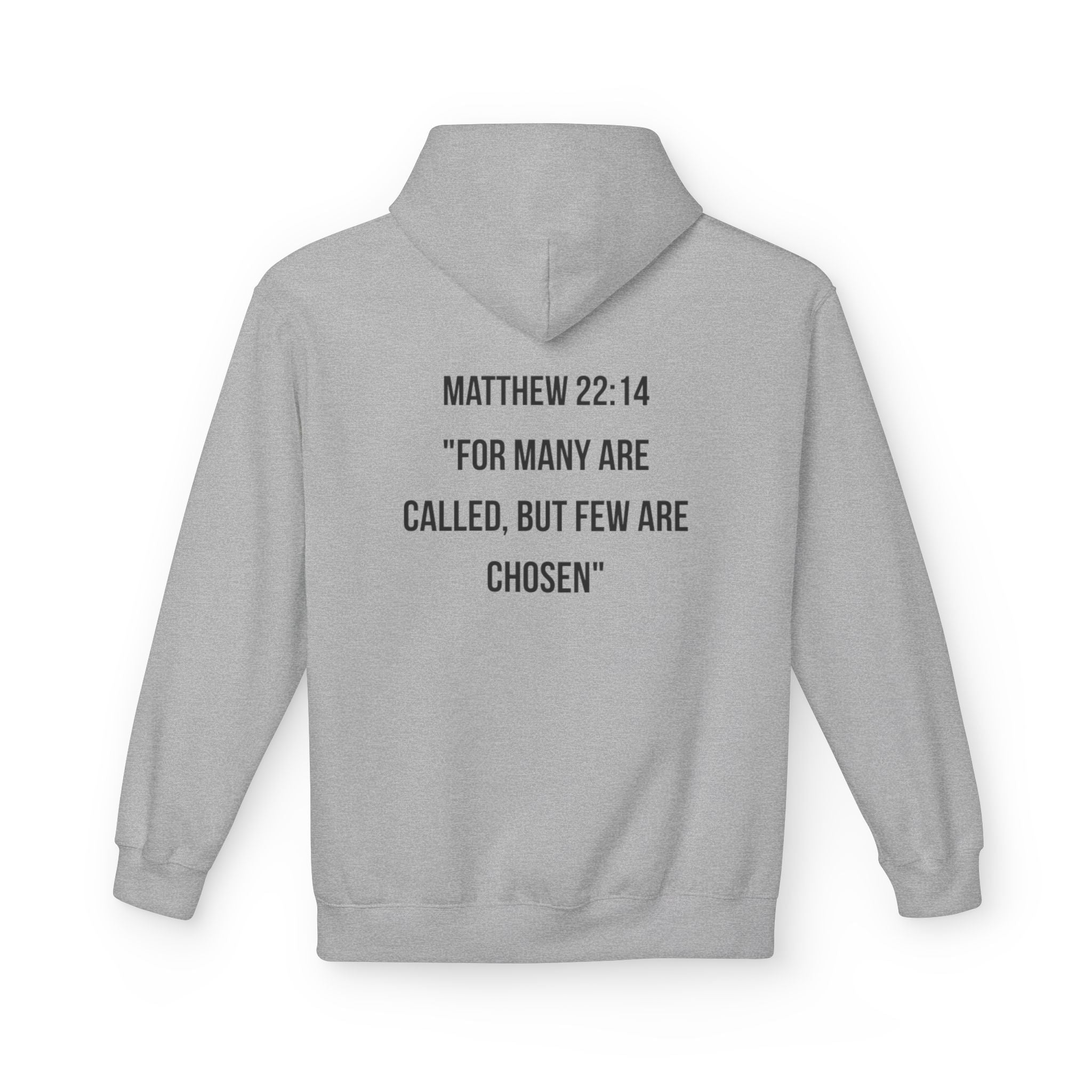 Chosen Faith Hoodie — "Chosen & Chillin'" Christian Scripture Pullover (Matthew 22:14)